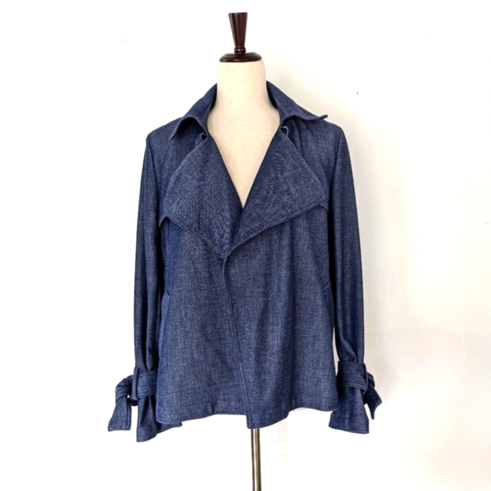 Ann Taylor Faux Denim Jacket